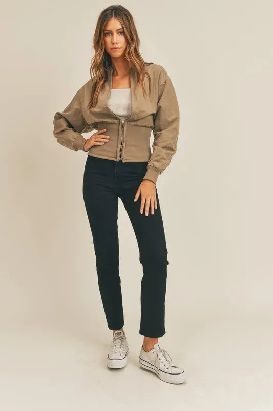 Image of MABLE Long Sleeve Two Way Jacket | Queeble.shop