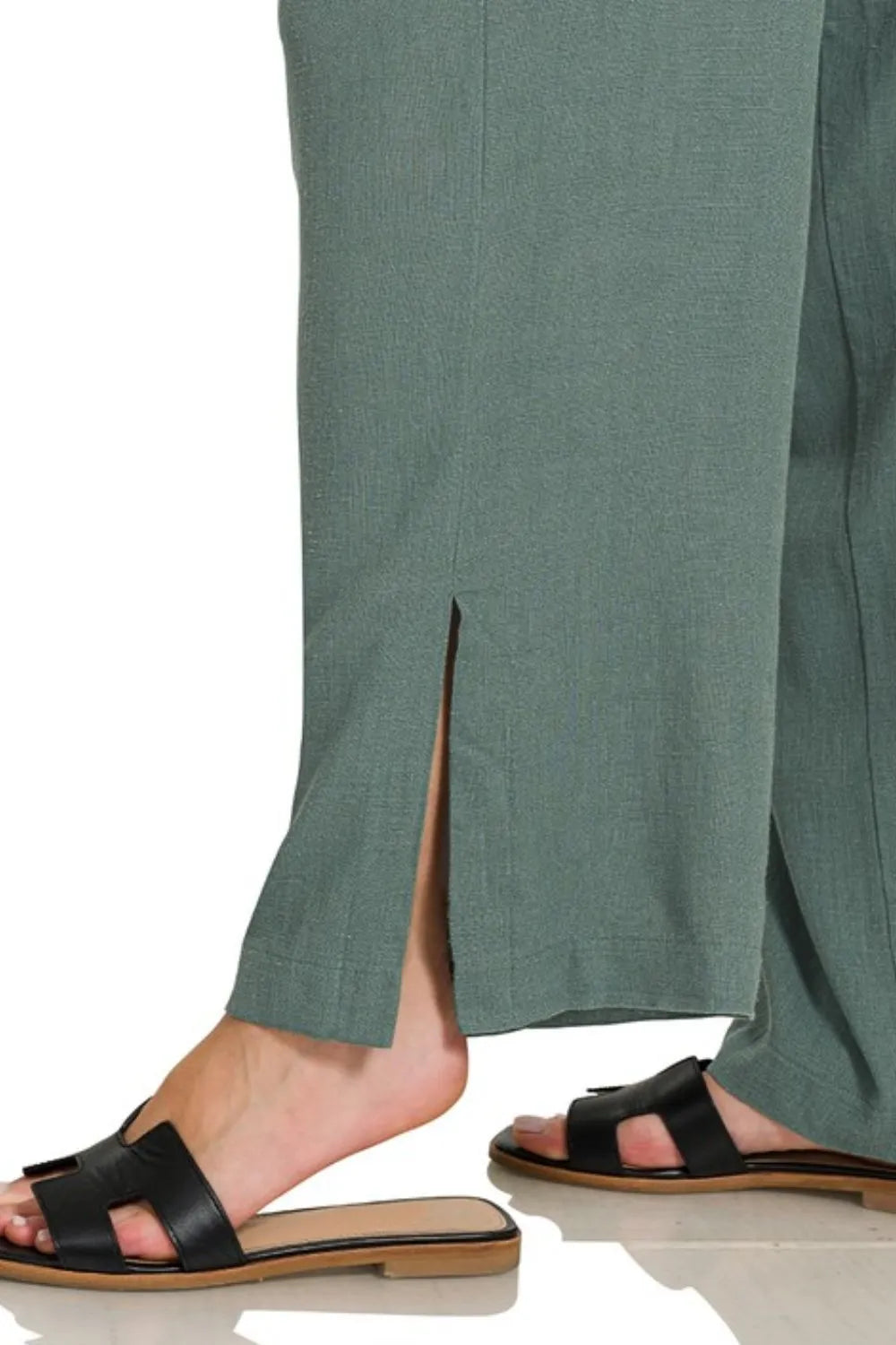 Image of Zenana Linen Drawstring Pants | Queeble.shop