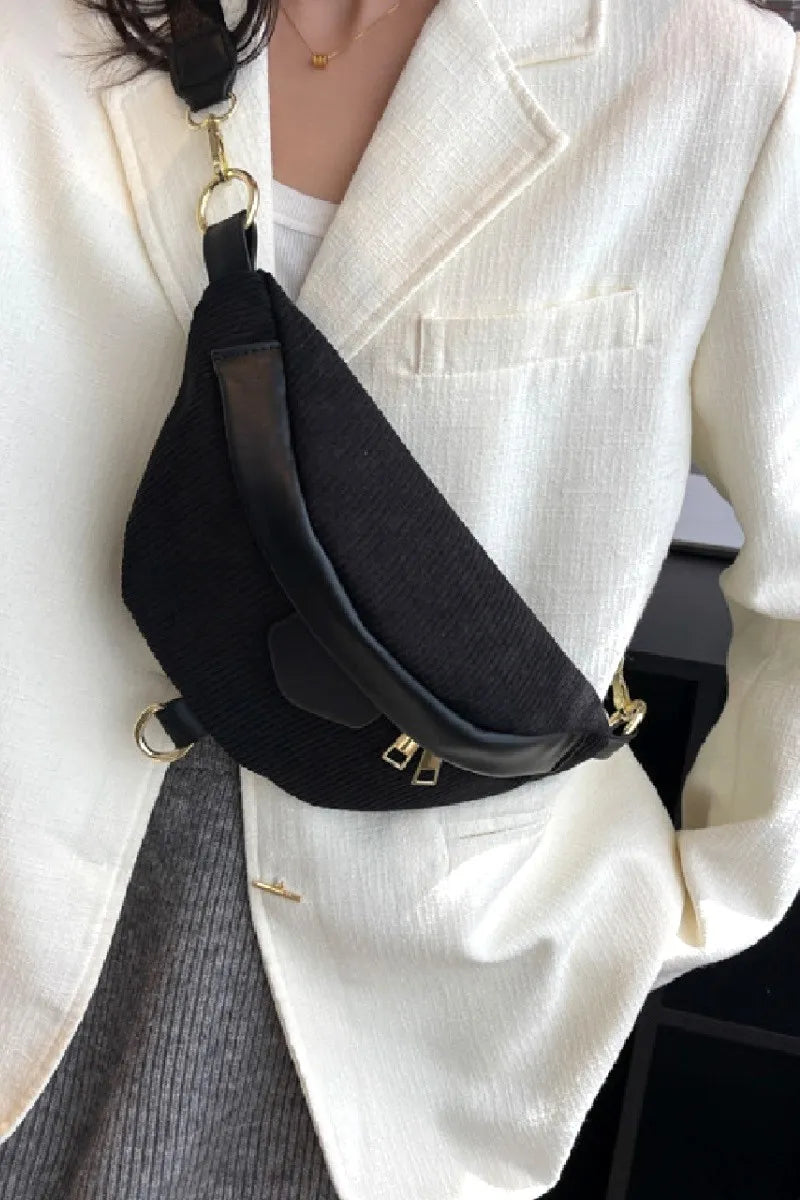 Image of Zenana Corduroy Crossbody Bag with Removable Strap | Queeble.shop
