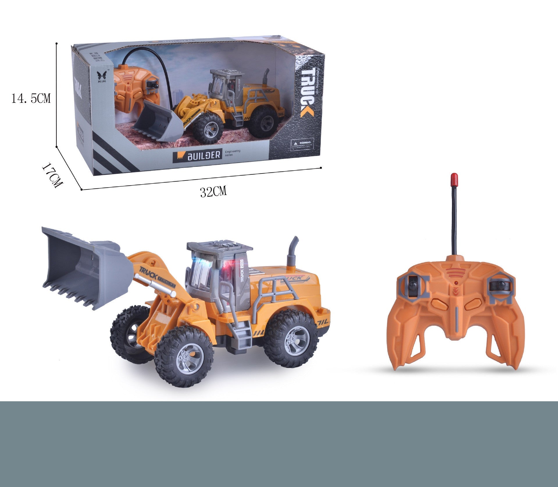 Remote Control Engineering Vehicle Toy-0