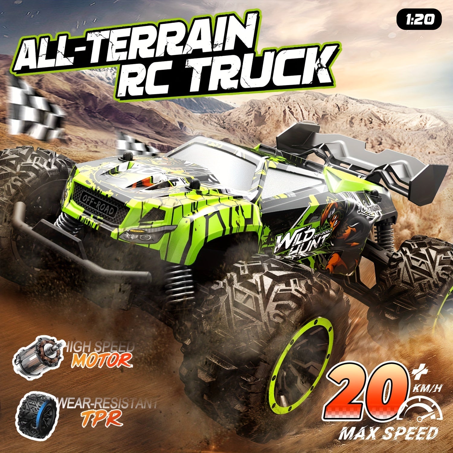 Remote Control Monster Truck-0