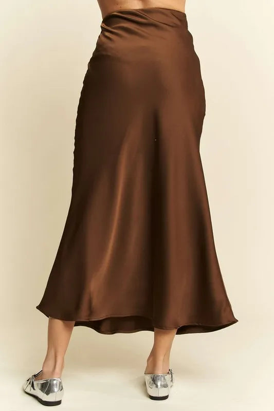 Image of Davi & Dani High Waist Midi Skirt | Queeble.shop