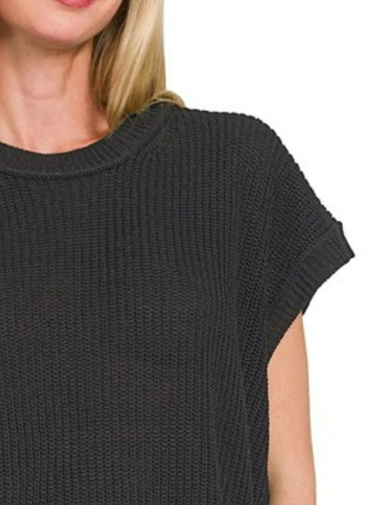 Image of Zenana Oversized Crew Neck Sweater | Queeble.shop