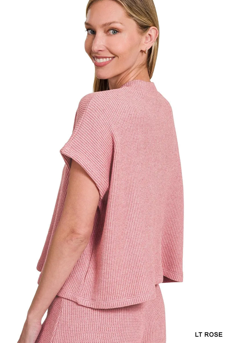 Image of Zenana Sweater Boxy Top & Long Pants Set | Queeble.shop