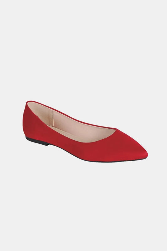 Image of Forever Link Pointy Toe Slip On Flat Loafers | Queeble.shop