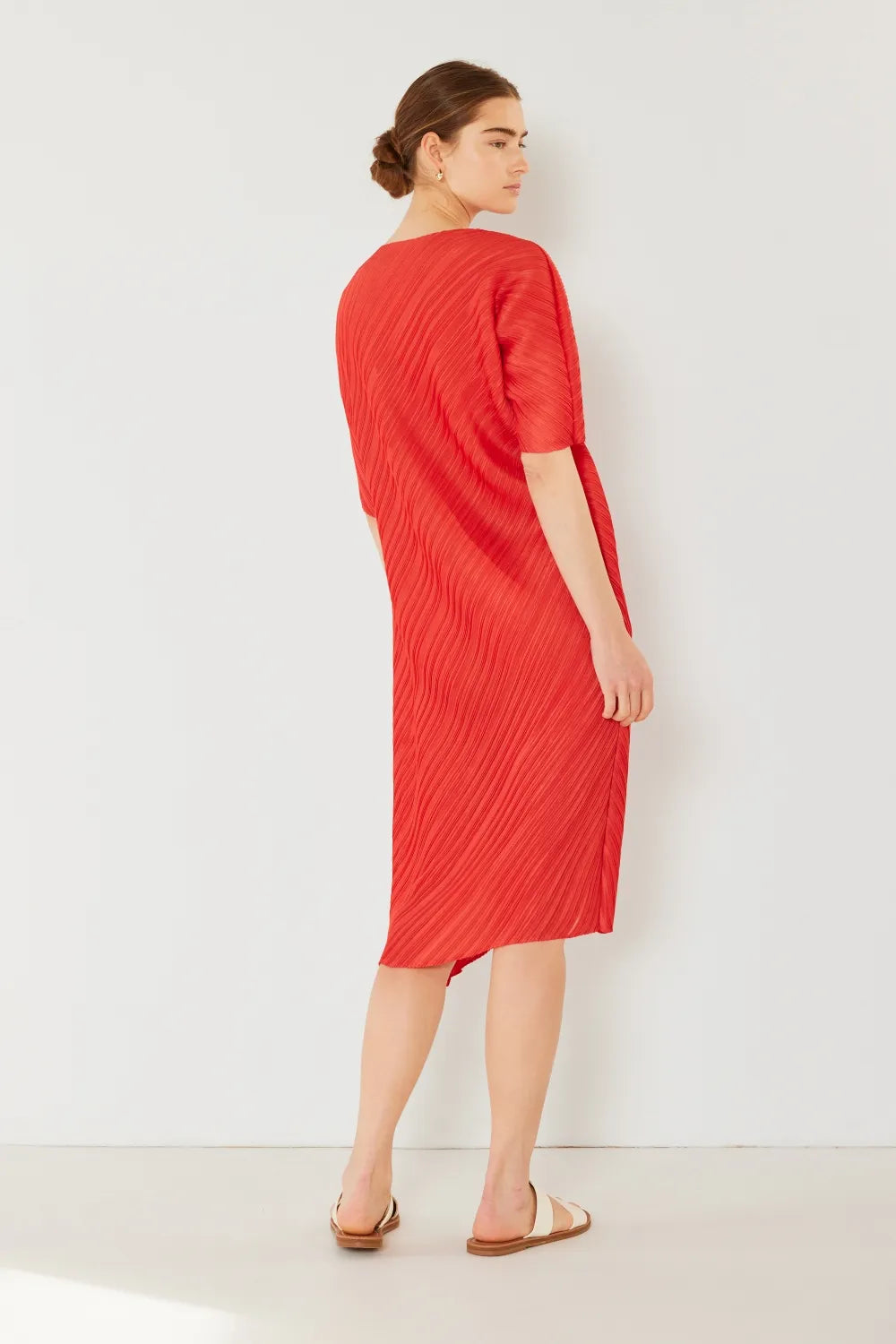 Image of Marina West Swim Pleated Dolman Sleeve Dress | Queeble.shop