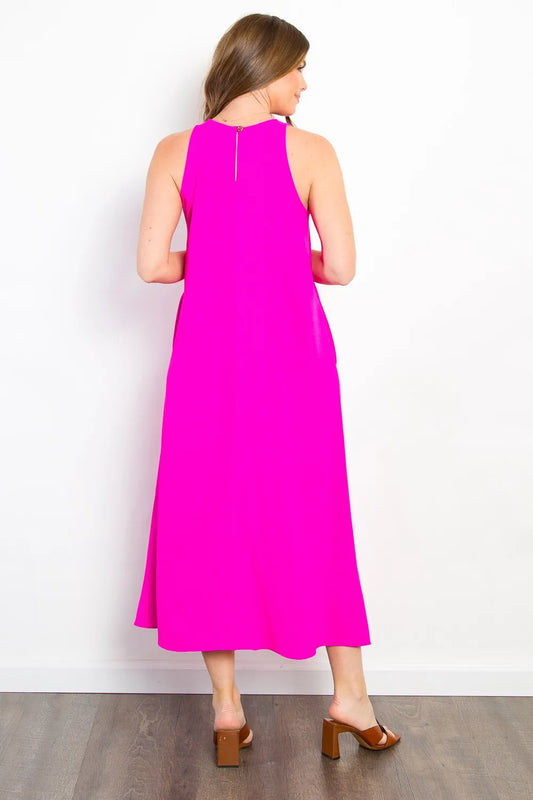 Image of Be Stage Midi Tank Dress with Pockets | Queeble.shop