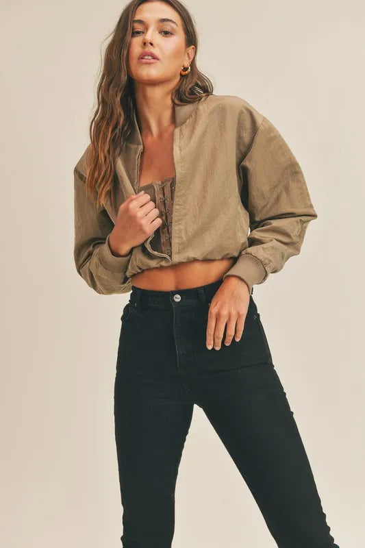 Image of MABLE Long Sleeve Two Way Jacket | Queeble.shop