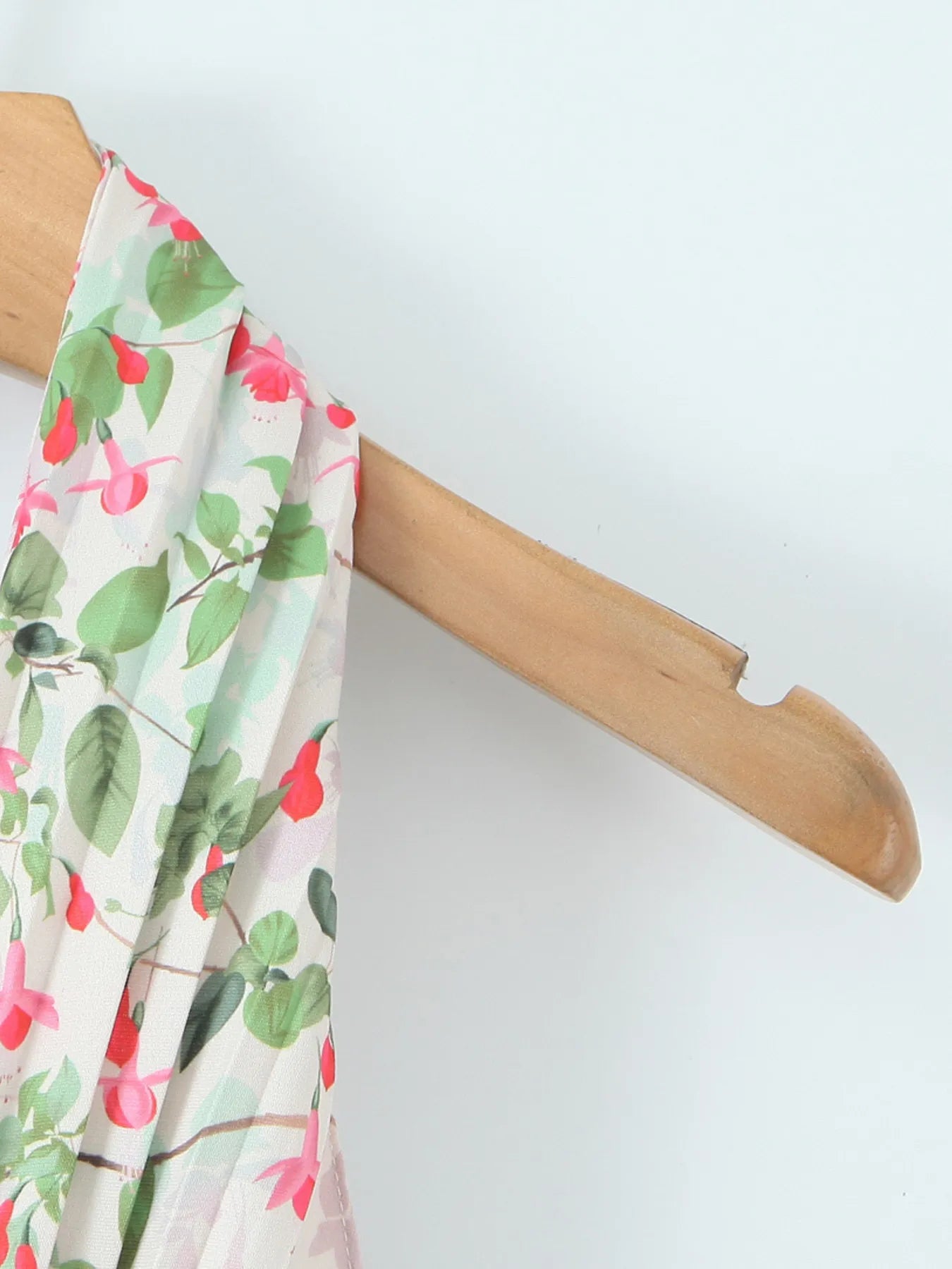 Image of Floral Halter Neck Mini Dress | Queeble.shop