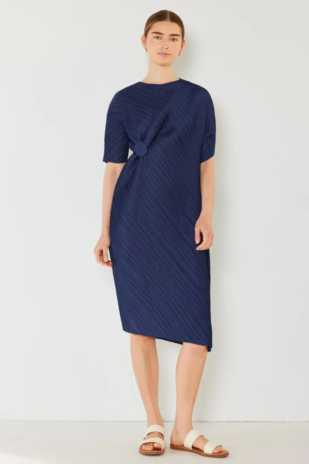 Image of Marina West Swim Pleated Dolman Sleeve Dress | Queeble.shop