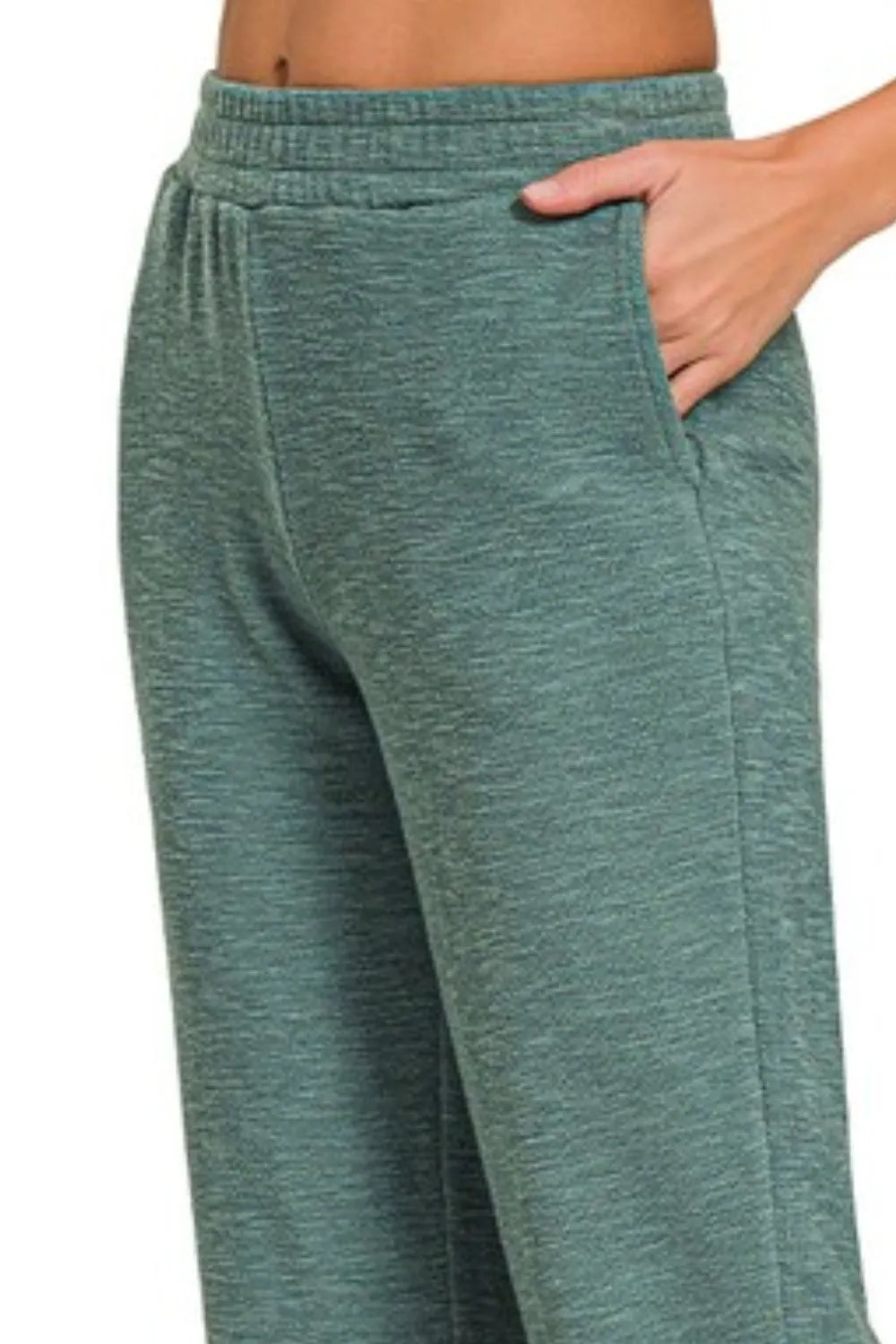 Image of Zenana Cotton Slub Jogger Pants | Queeble.shop