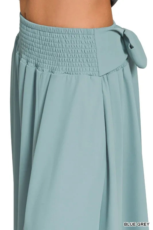 Image of Zenana Heavy Woven Span Crop Tee & Skirt Set | Queeble.shop