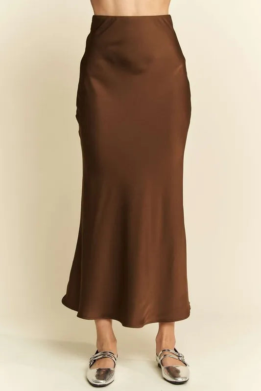 Image of Davi & Dani High Waist Midi Skirt | Queeble.shop