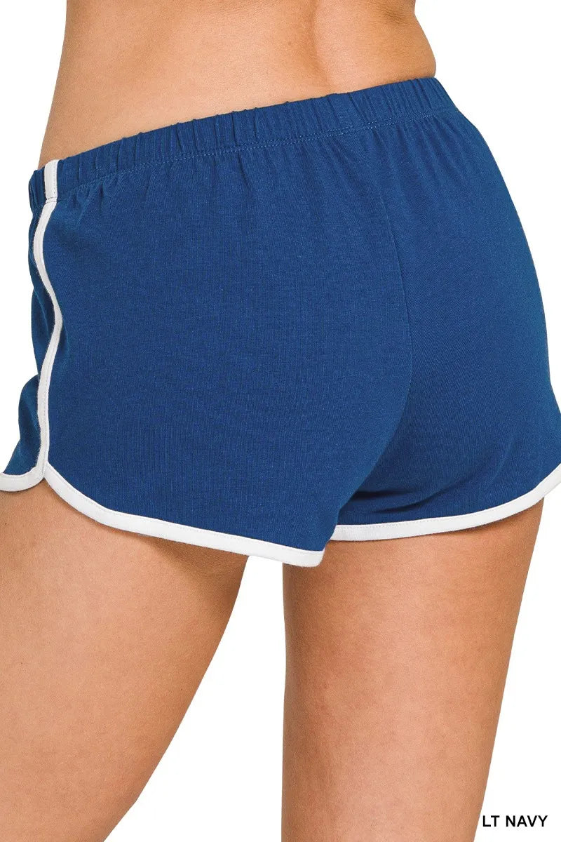 Image of Zenana Elastic Waistband Dolphin Shorts | Queeble.shop