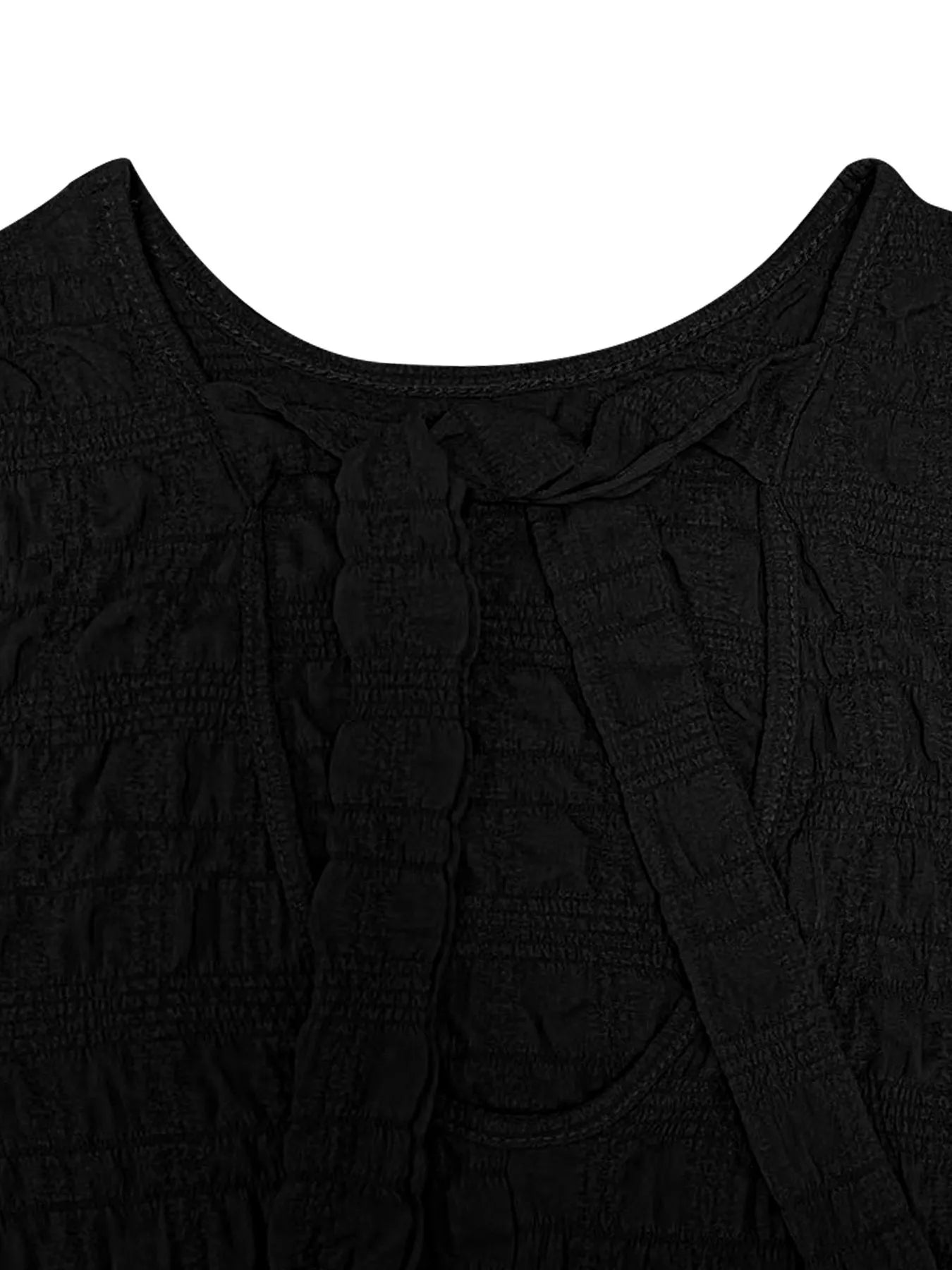 Image of Ruffled Hem Sleeveless Mini Dress | Queeble.shop