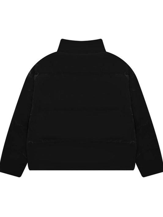 Image of Men's Full Size Quilted Long Sleeve Puffer Jacket Plus Size | Queeble.shop