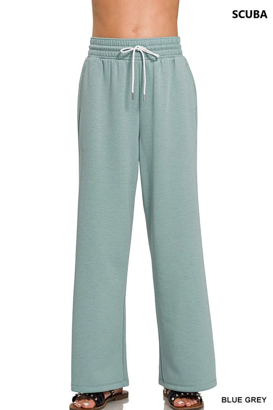 Image of Zenana Scuba Drawstring Pants | Queeble.shop