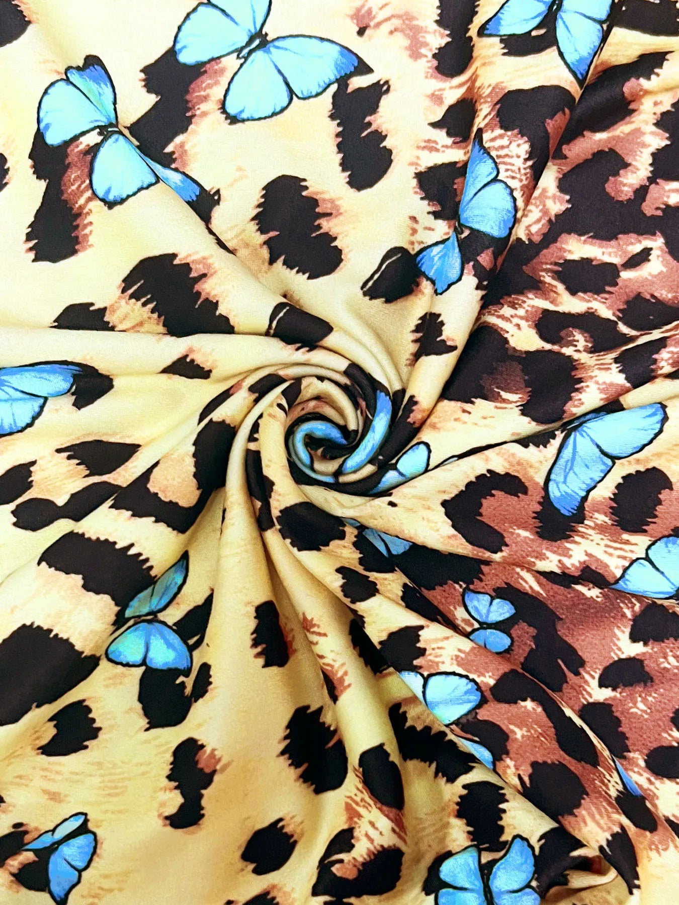 Image of Leopard Print Butterfly Mini Cami Dress | Queeble.shop