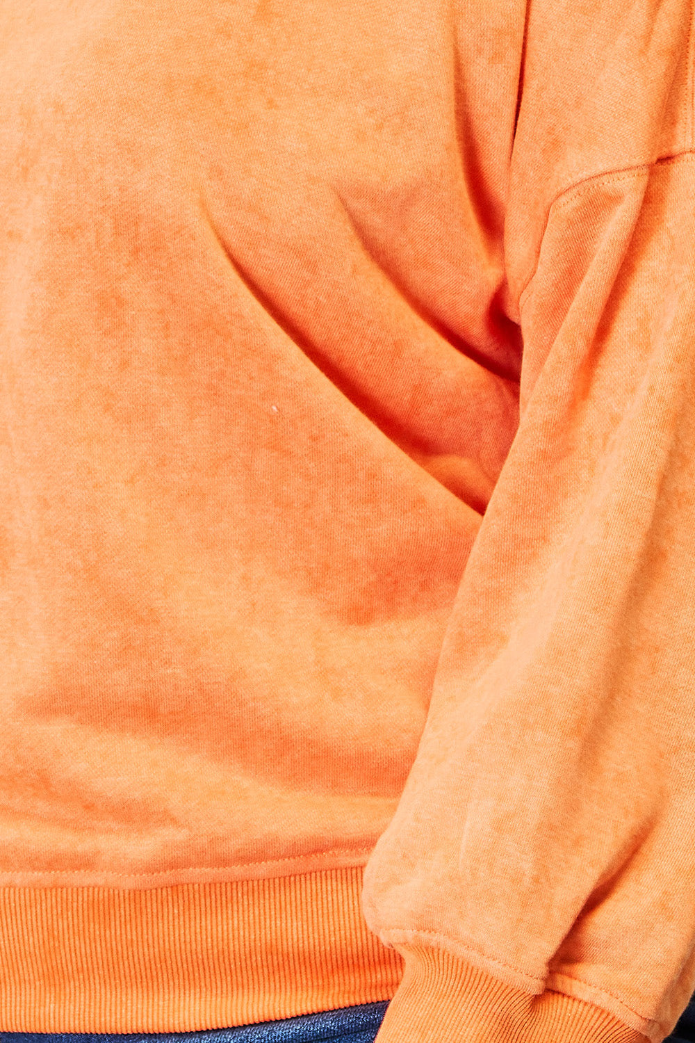 Image of Basic Bae Round Neck Dropped Shoulder Sweatshirt | Queeble.shop