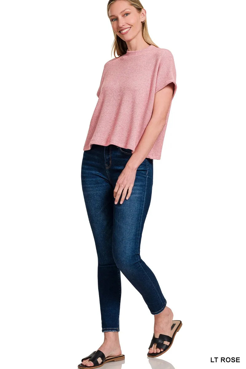 Image of Zenana Sweater Boxy Top & Long Pants Set | Queeble.shop