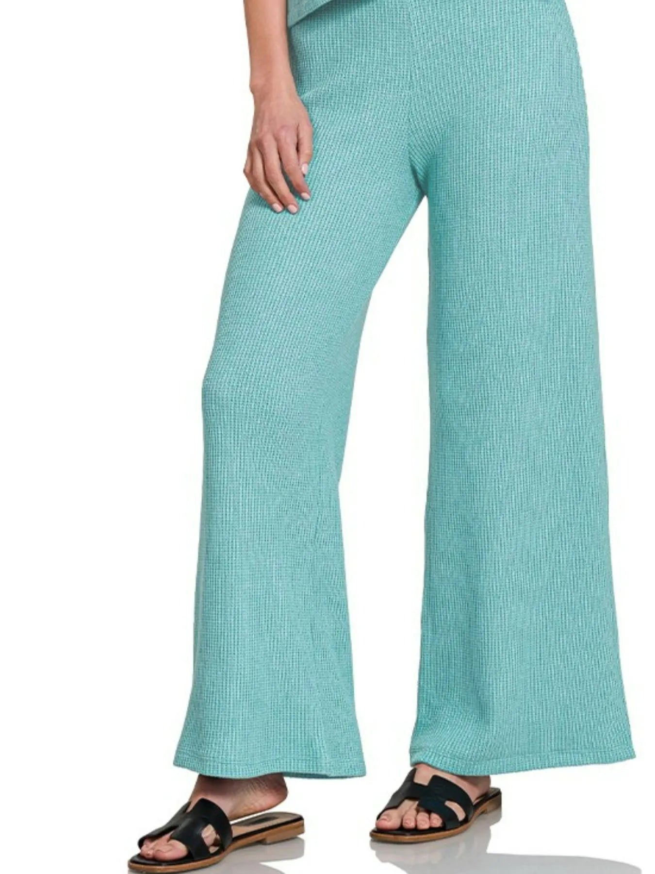 Image of Zenana Sweater Boxy Top & Long Pants Set | Queeble.shop