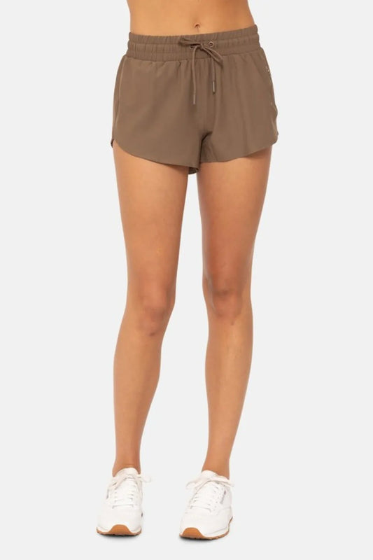 Image of MONO B Drawcord Mini Shorts | Queeble.shop