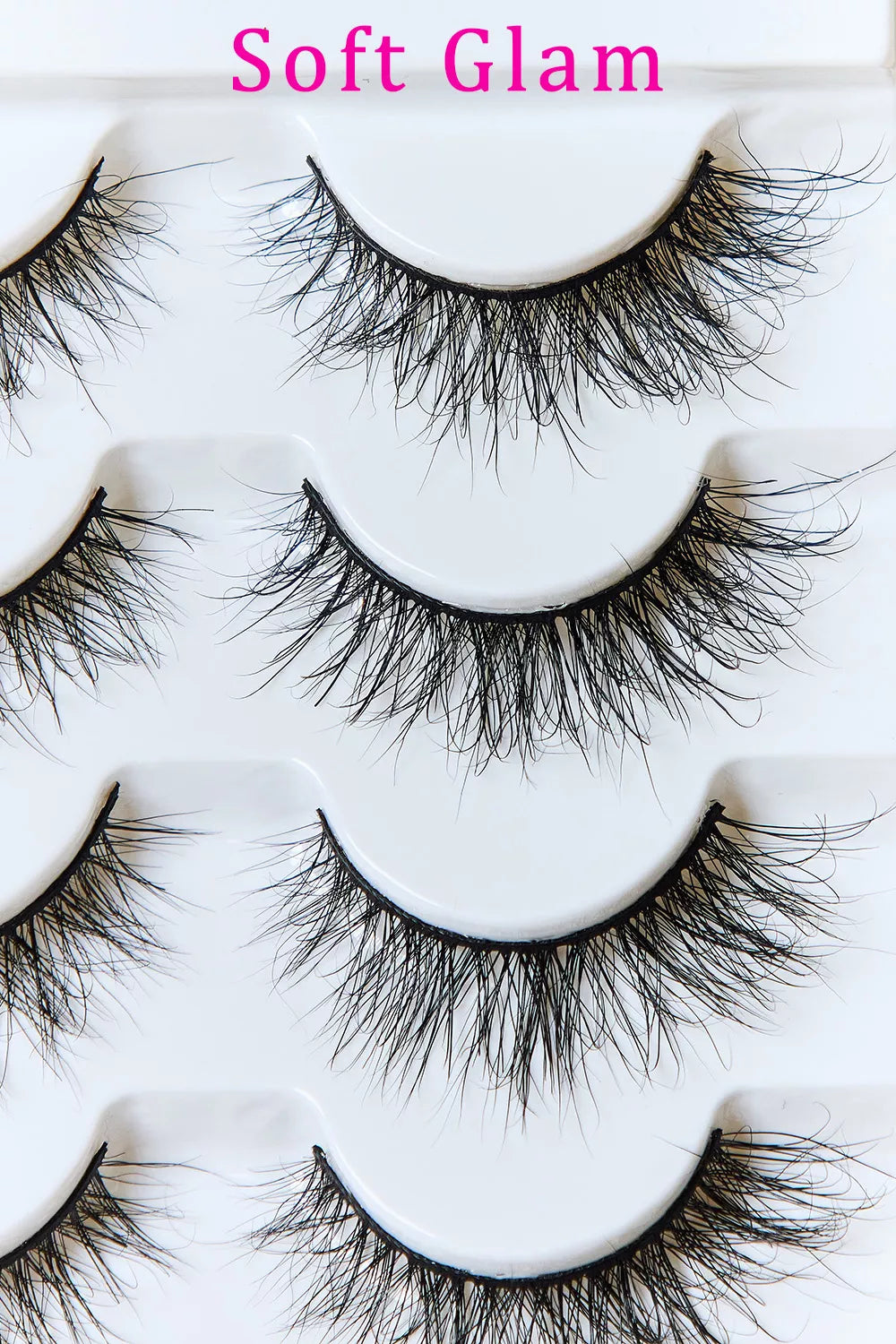 Image of SO PINK BEAUTY Mink Eyelashes 5 Pairs | Queeble.shop