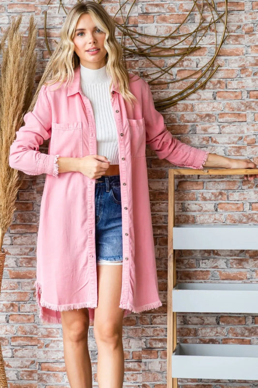 Image of Veveret Button-Up Shirt Dress | Queeble.shop